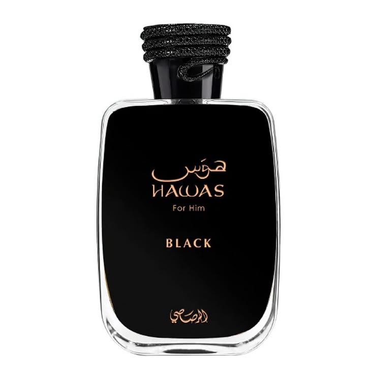 عطر ادکلن هوس بلک رصاصی Rasasi Hawas Black For Him